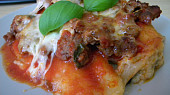 Lasagne s masem a lilkem