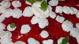 Lehký osvěžující moučník s ovocem