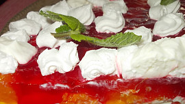 Lehký osvěžující moučník s ovocem