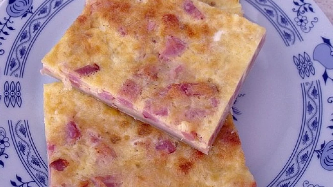 Lotrinský koláč z listového těsta
