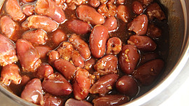 Marinovaná kuřecí srdíčka