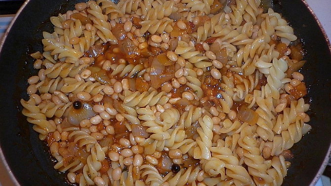 Pašta i fažol - Fazole s těstovinami (Chorvatsko)