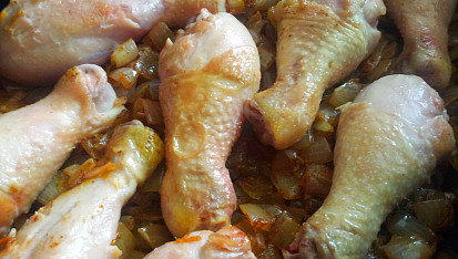 Pikantní paličky na cibuli a cizrně
