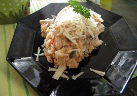 Rajčatovo lilková rýže