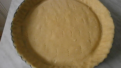 Rajský koláč s tvarohem