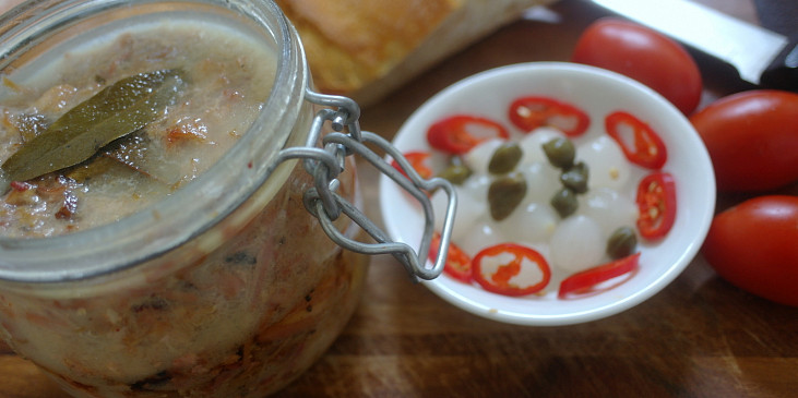 Rillettes de Connerré - francouzské dušené vepřové