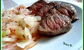 Rump steak v bylinkách