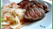 Rump steak v bylinkách