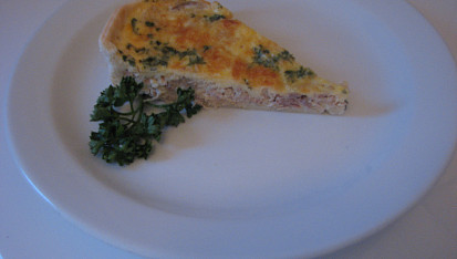 Slaný koláč z rillettes