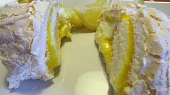 Sněhová citronová roláda