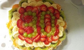Třepací dort s ovocem