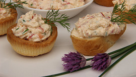 Uzená pomazánka s lososem