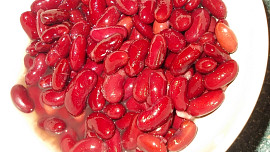 Vepřové ledvinky na chilli a  fazolích