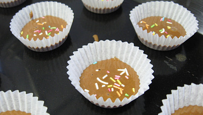 Veselé muffinky, košíčky plníme jen do poloviny