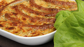 Zapečené bavorské  klobásky