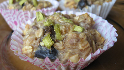 Zdravé celozrnné muffiny