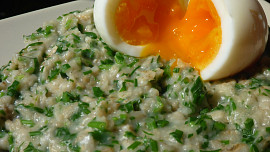 Zelená ovesná kaše