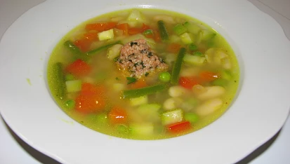 Zeleninová polévka s pestem (Soupe au Pistou) podle Julie Child