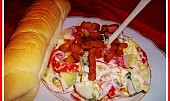 Zeleninový salát s opečenou slaninkou (Zeleninový salát s opečenou slaninkou)