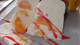 Bábovková meruňkovo  -  ananasová  zmrzlina