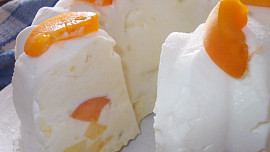 Bábovková meruňkovo  -  ananasová  zmrzlina