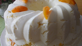 Bábovková meruňkovo  -  ananasová  zmrzlina