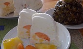 Bábovková meruňkovo  -  ananasová  zmrzlina