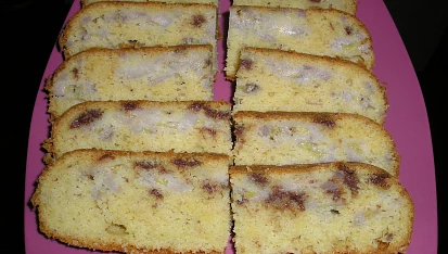 Banánová buchta s čokoládou