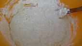 Batátový koláč  s tvarohovoovocnou náplní, náplň