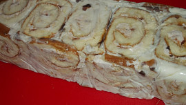 Bombastický  dortík z  roládek,   ovoce a tvarohu