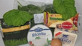 "Celozrnné špenátové koláčky s ricottou"