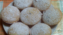 Čokoládovo-banánové muffiny