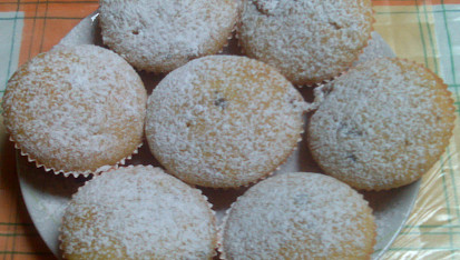 Čokoládovo-banánové muffiny, muffiny