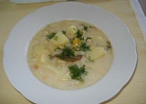Fazolková francouzská polévka