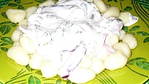 Gnocchi se smetanovou žampionovo-šunkovou omáčkou