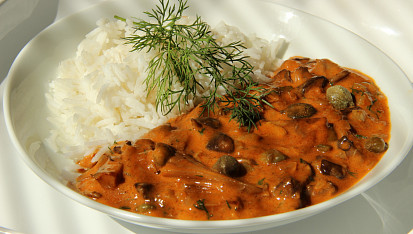 Houbový " Stroganoff"