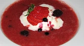 Jahodové gazpacho