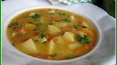 Kedlubnová polévka s mrkví a novými brambory