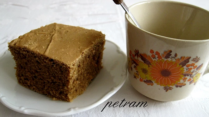 Koláč Nescafé bez lepku, mléka a vajec