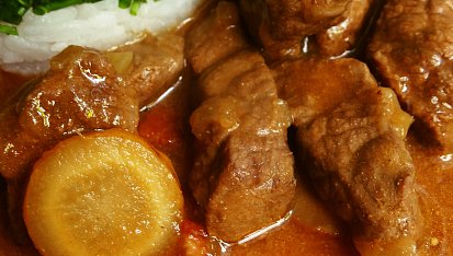 Koňská roštěná po anglicku na sušené hořčici, Koňská roštěná po anglicku na sušené hořčici