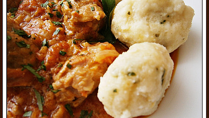 Krupicové noky (bez mléka), Krupicové noky