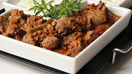 Kuřecí játra s Ljutěnicí