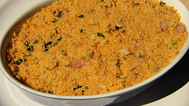 Kuskus zapečený s cuketou