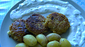 Květákové curry smaženky s mátovou rájtou