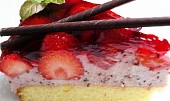 Letní koláč s jahodovým tvarohem