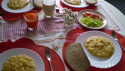 Míchaná vajíčka bez vajíček - vegan