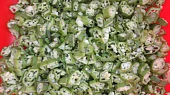 Omáčka z okry / Okoro soup, Pokrájená okra