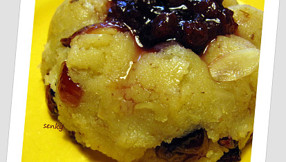 Oříšková krupicová halva