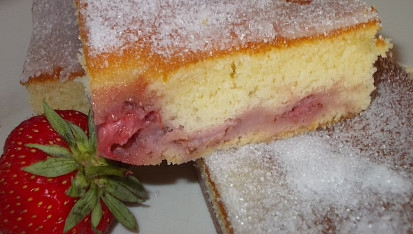 Rychlovka ke kávě  - rumová bublanina s ovocem