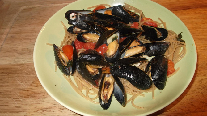 Spagety Vongole, nebo Cozze